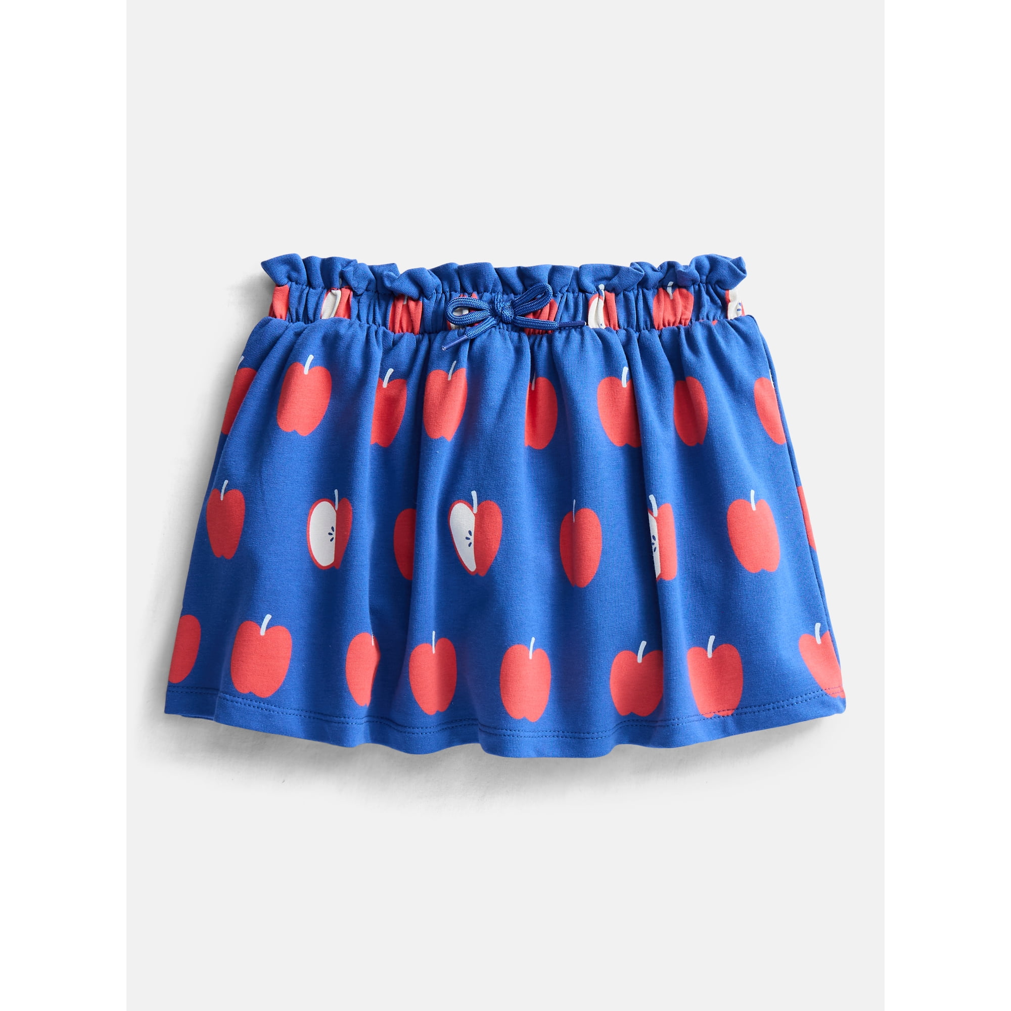 Wonder Nation Little Girls Scooter Skirt with Paperbag Waist, Sizes 4-10
