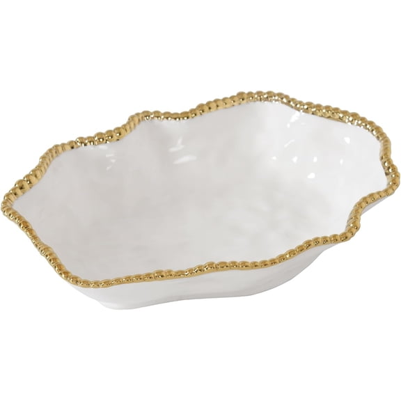 Pampa Bay Golden Salerno, Serving Bowl, 12" x 9" x 3"