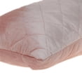 thumbnail image 5 of Tufted Diamond Pink Transitional Lumbar Pillow, 5 of 5