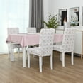 thumbnail image 6 of Skksst 1-8Pack Dining Chair Slipcover Christmas Snowflake Print Wedding Party Banquet Decor Seat Protector Cover, 6 of 7