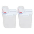 thumbnail image 3 of Rice Dispenser Bin, 2.5L Ergonomic Handle Rice Storage Container  for Dry Food Storage, 3 of 8
