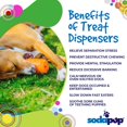 thumbnail image 4 of Dispensador de golosinas y juguete masticable para perros SodaPup, lata de goma, 4 of 6
