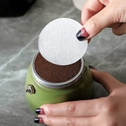 100pcs Round Coffee Filters - Portable Filters,Must-Have Microfilters Accessories for Espresso-Style Maker,Moka and Ice Drip PotBrewing,Tea Coffee,Travel Camping L