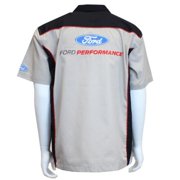 Ford Performance Pit Mechanic Button Down Work Crew Shirt Official Licensed (L)