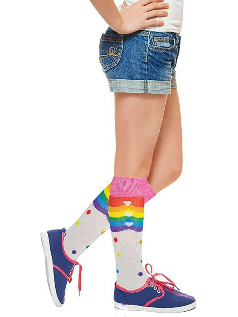 Sterntaler Baby Girls' ABS Socks Double Pack - Sun & Rainbow Motif, Knitted Ankle Socks