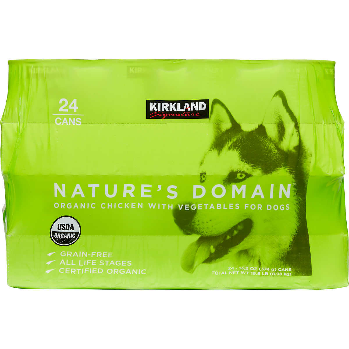 Kirkland Signature Nature's Domain Organic Chicken & Vegetable Dog Food