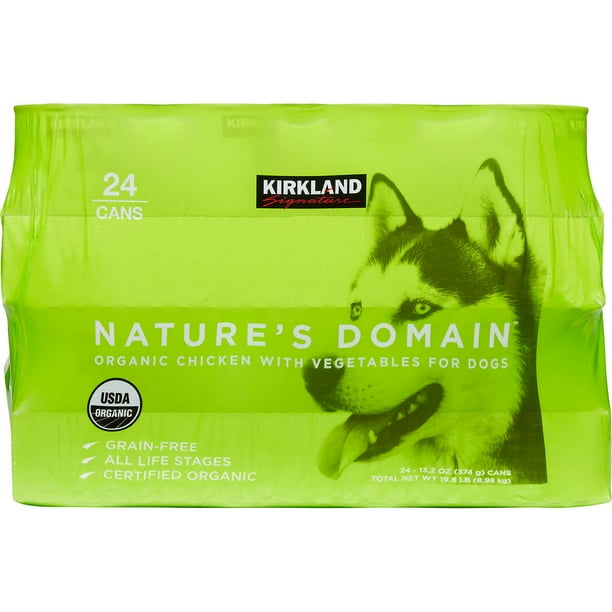 Kirkland Signature Nature's Domain Organic Chicken & Vegetable Dog Food