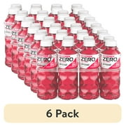 (6 pack) POWERADE Zero Sugar Fruit Punch Electrolyte Sports Drink Bottles, 20 fl oz, 8 Pack