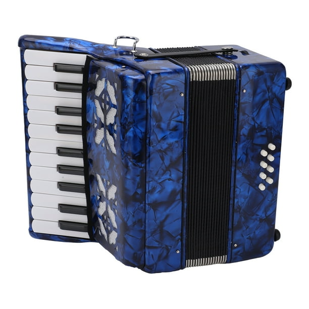 Instrument Concertina, Accordéon Concertina, avec Sangle de Main Réglable  de Style Anglo-Portable pour les Tout-Petits Adultes Enfants Débutant Rouge  