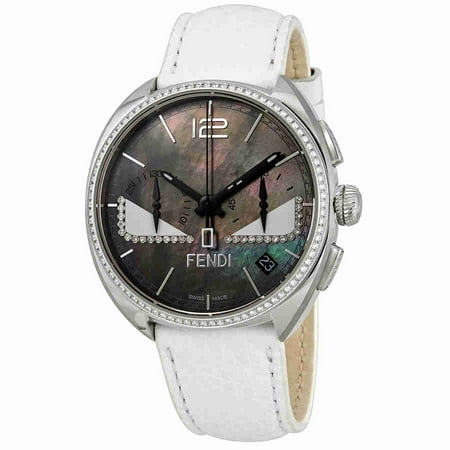 Bug Watch - Fendi Momento Black with White Bug Eyes Dial Mens Watch F214011441E1