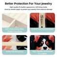 thumbnail image 3 of Dog Travel Portable Square Jewelry Box Organizer for Rings, Earrings, Necklaces, Bracelets for Girls and Women, 3 of 6