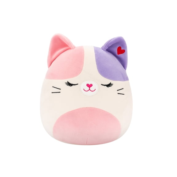 Squishmallows Official 5 inch Nell the Pink And Purple Calico Cat - Child's Ultra Soft Plush Toy