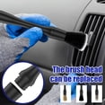 thumbnail image 4 of 4PCS Car Detailing Brush Set  Car Interior Detailing Brushes Kit  Natural Boars Hair Detail Brush  Auto Ultra-Soft Detail Cleaning Brush Tool  for Automotive Trim Wheel Rim Engine Cleanin, 4 of 8