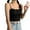 Black, variant on WTXUE Camisole Tops Sleeveless Tops Tank Tops Adjustable Strap Basic Solid V Neck Camisole With Built In Padded Bra Vest Cotton Tank Top Workout Tops for Women Crop Tank Tops for Women Black One Size