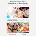 thumbnail image 3 of Alcohol Tester Portable High Accuracy Breathalyzer Non-Contacting Alcohol Detector USB Rechargeable, 3 of 5