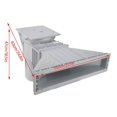 thumbnail image 4 of Above Ground Pool Through Wall Skimmer Kit PVC 50cm Wide Mouth Pool Surface Skimmer for Pool Cleaning Accessories, 4 of 5