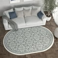 thumbnail image 6 of Madison Traditional 5' x 7' Oval Gray Polypropylene Indoor Area Rug, 6 of 7
