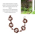 thumbnail image 4 of Rain Chain, 108CM Gift Decorative Rotating Water Drainage Gutter Chain Hollow  for Courtyard, 4 of 7