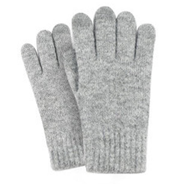 Guantes de invierno para mujer para clima frío, guantes térmicos con texto en puños para conducir MFZFUKR CPB-ZRF476-4
