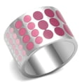 thumbnail image 1 of TK820 - High polished (no plating) Stainless Steel Ring with Epoxy in Multi Color, 1 of 1