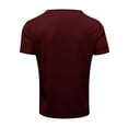 thumbnail image 4 of Aofany Men's Plus Size Shirts Short Sleeve Casual Slim Workout Tops Fitness Athletic Sports Blouse, 4 of 6