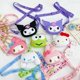 thumbnail image 2 of Monedero de silicona Kawaii Sanrio para niños, bolsa de mensajero de Hello Kitty, My Melody Kuromi Cinnamoroll, lindo juguete de dibujos animados, regalo de Navidad, 2 of 4