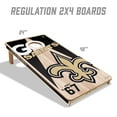 thumbnail image 5 of YouTheFan NFL New Orleans Saints 2' x 4' Cornhole Game, 5 of 6