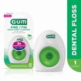 thumbnail image 1 of GUM® Fine Waxed Dental String Floss, Mint, Glides Easily Between Tightly Spaced Teeth, 165M, 1 of 5
