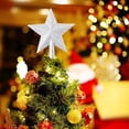 thumbnail image 6 of LeeQinersw Star for Christmas Tree Top Pendant Festival Gifts for Holiday Indoor Window Silver, 6 of 9