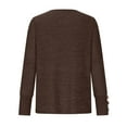 thumbnail image 4 of Hauts pour Femmes 2023 T-shirt Décontracté à Manches Raglan Col Rond Automne Hiver pour Femmes en Liquidation, 4 of 7