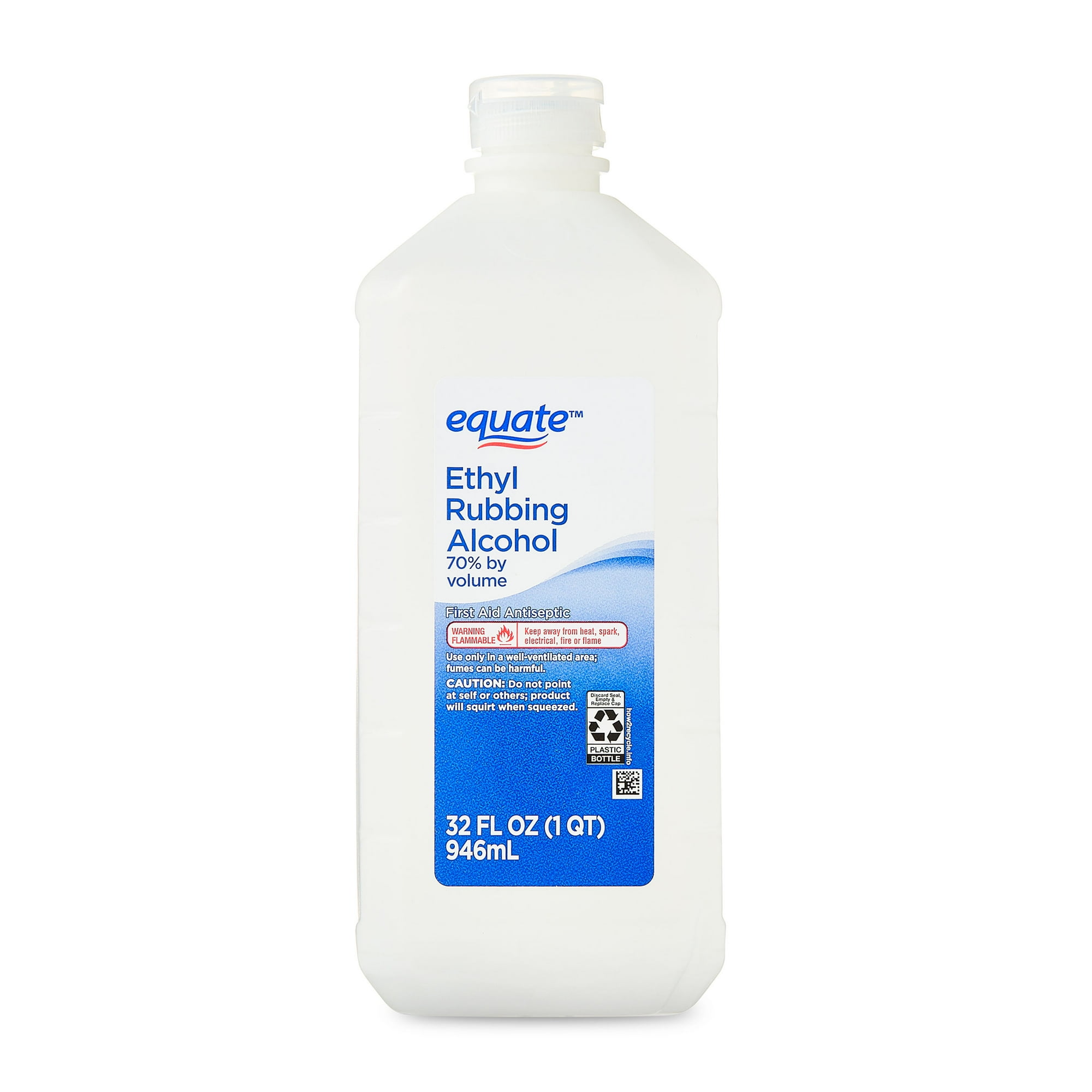 Equate 70% Ethyl Rubbing Alcohol Antiseptic, 32 fl oz