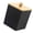 square-Black, variant on Sturdy Lid Qtip Holder Storage Container Convenient for Bathroom Cotton Covers Swabs Pad and Hair Bands Organizers