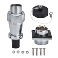 thumbnail image 1 of Conector de aviación, enchufe macho, enchufe hembra, impermeable, 2 pines, LED, equipo industrial, 500 V, WS20, 1 of 14