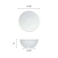 thumbnail image 2 of Excellante Nustone White Melamine Dinnerware Collection 5.25 Inch - 15 Oz Nappie, Comes in Dozen, 2 of 3