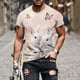 thumbnail image 1 of Tops para hombre, blusas y camisas de manga corta con cuello redondo para hombre, jersey informal con cuello redondo y estampado de Pascua para hombre, camisetas deportivas de manga corta, blusas de p, 1 of 5