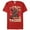 Red, variant on Men's Marvel Deadpool Taco Cupid  Graphic Tee Cardinal 2X Large