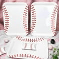 thumbnail image 5 of 3Pcs Baseball Serving Trays Minimalist Baseball Print Platter Red White Serving Dish for Team Game Sport Birthday Party Decor$$Home Decor, Kitchen, & Other, 5 of 7