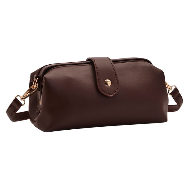 Bolso Bandolera de Un Solo Hombro para Mujer: Bolso de Mano de Piel con Múltiples Compartimentos y Gran Capacidad, con Doble Cremallera, Ideal para Viajes, Trabajo y Uso Diario.