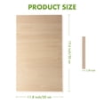 thumbnail image 3 of ROKR 6 Pcs Basswood Sheets 1/8, 3mm Basswood for Laser Cutting, 1/8 Plywood Thin Wood Sheets for Craft Wood Board Projects, 12"x20", 3 of 5