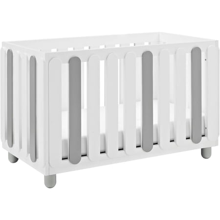 Storkcraft Sienna 3 in 1 Convertible Crib White/Pebble Gray