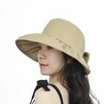 thumbnail image 2 of SikaFu Leisure And Versatile Japanese Style Large Brimmed Cotton And Linen Sunshade Hat, Spring And Summer Korean Version Trendy Fisherman Hat, Foldable Basin Hat For Outings, 2 of 9