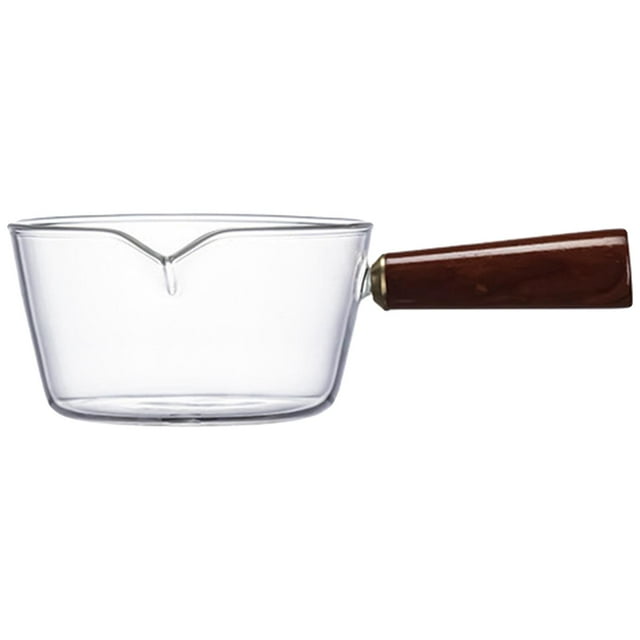 Mini Olla de Vidrio de Borosilicato Sunnimix Resistente al Calor 400 ml