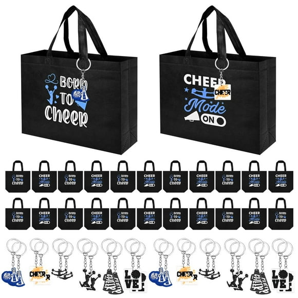 Bolsas de ánimo y llaveros Olgaa de Cheerleader Gifts, 48 unidades, 24 unidades