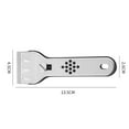 thumbnail image 3 of KQJQS Multi-Purpose Stainless Steel Cleaning Scraper for Fridge Defrosting, Stovetop, Range Hood, and Grease Removal, 3 of 7