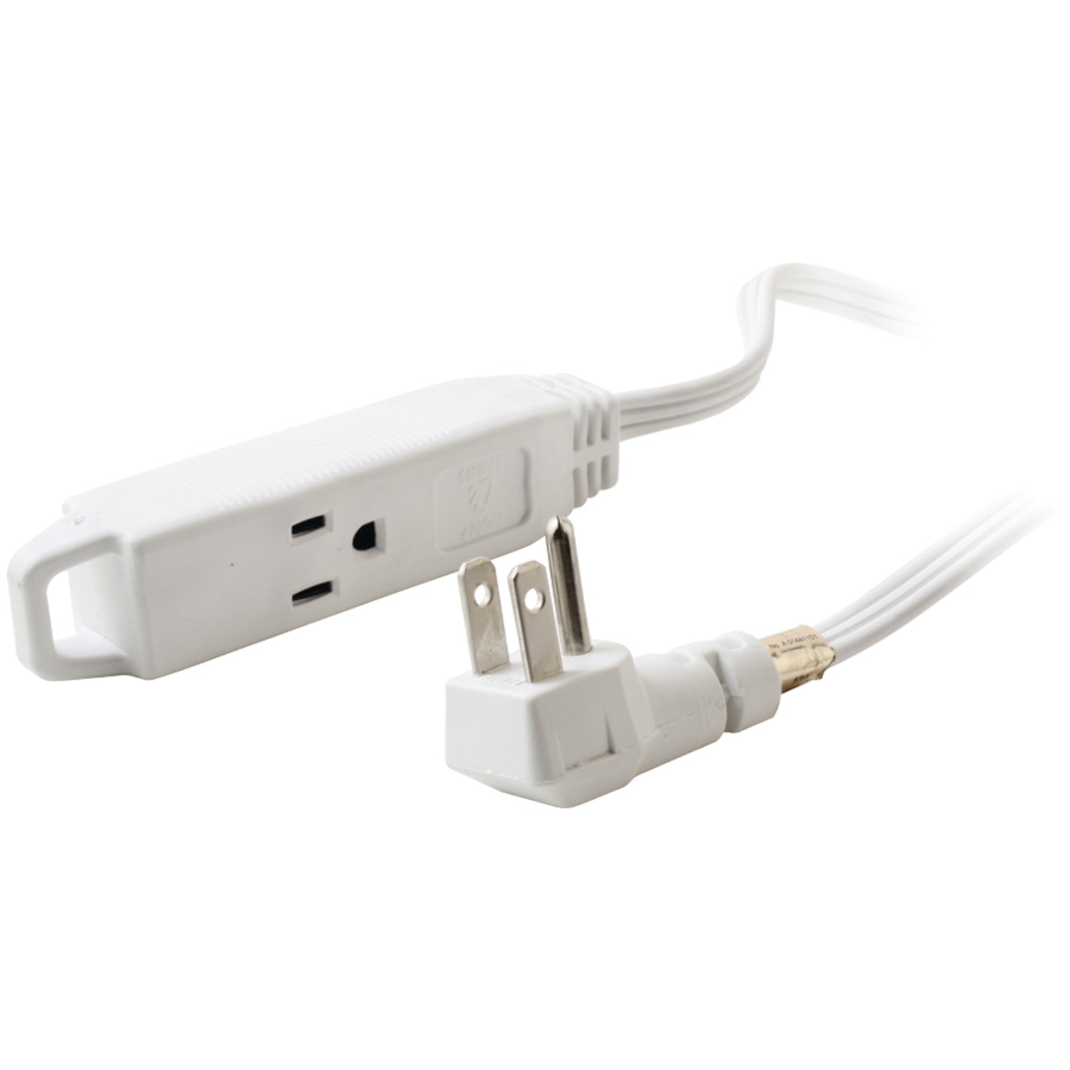 Axis 3-outlet Indoor Extension Cord, 8ft (white) 4 Pack - image 4 of 11