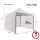 thumbnail image 2 of Carpa Toldo Plegable 3x3m Premium Con Paredes Found Impermeable Y Reforzada Xtellar blanco, 2 of 4