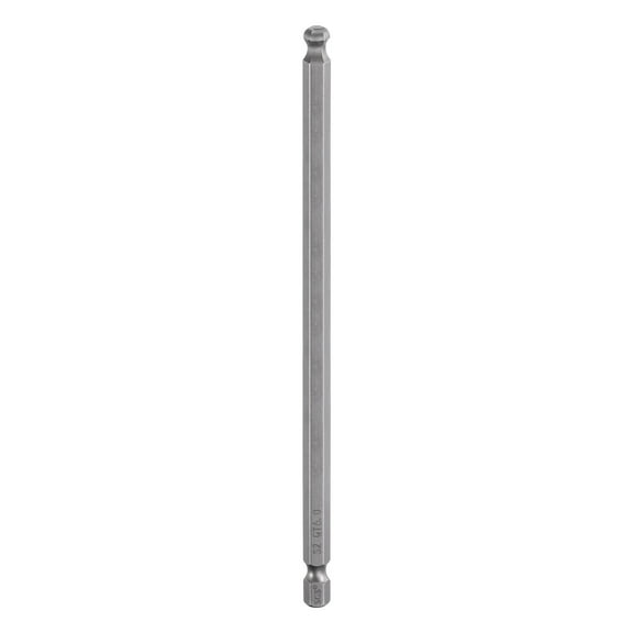 Uxcell 1pcs Ball End Hex Screwdriver Bit 6mm (H6.0) Size 1/4" Hex Shank 6" Industrial Grade Magnetic Ball Head Bits