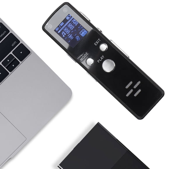 Digital Voice Recorder, Voice Activated Recorder, Noise Reduction Portable Sound Recording Device, Support MP3 Player, for Meetings Lectures