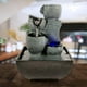 thumbnail image 2 of Fuente de agua de mesa para meditación, cascada, decoración de dormitorio Estilo 1, 2 of 8