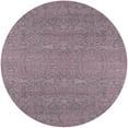 thumbnail image 1 of Ahgly Company Machine Washable Indoor Round Industrial Modern Mauve Taupe Purple Area Rugs, 8' Round, 1 of 7